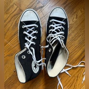 Women’s Black Platform Converse Sneakers